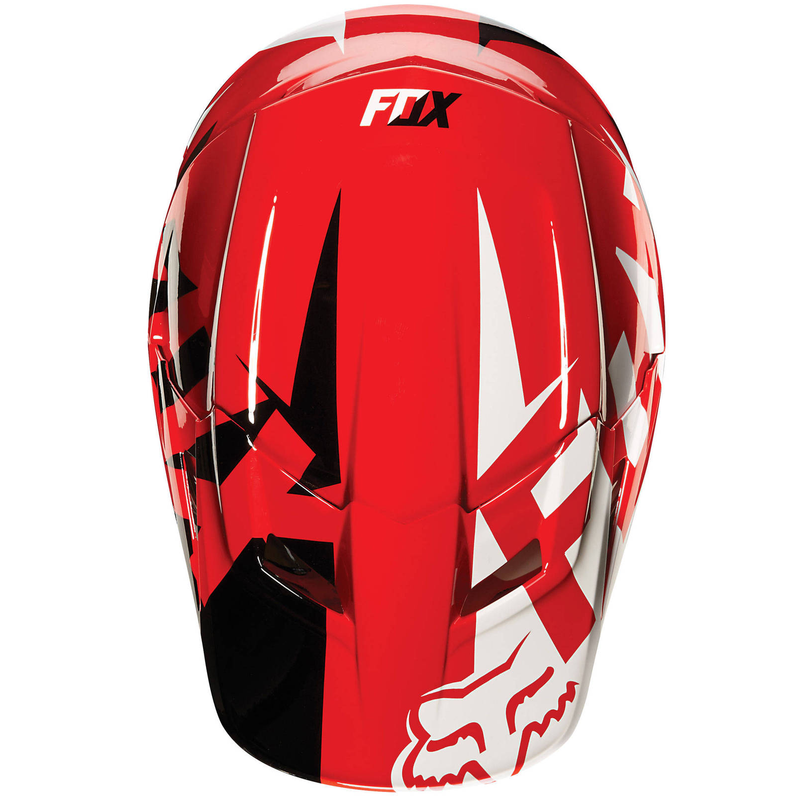 Fox Mx Gear NEW V1 Race Red Motocross MTB BMX Dirt Bike Adult Helmet | eBay
