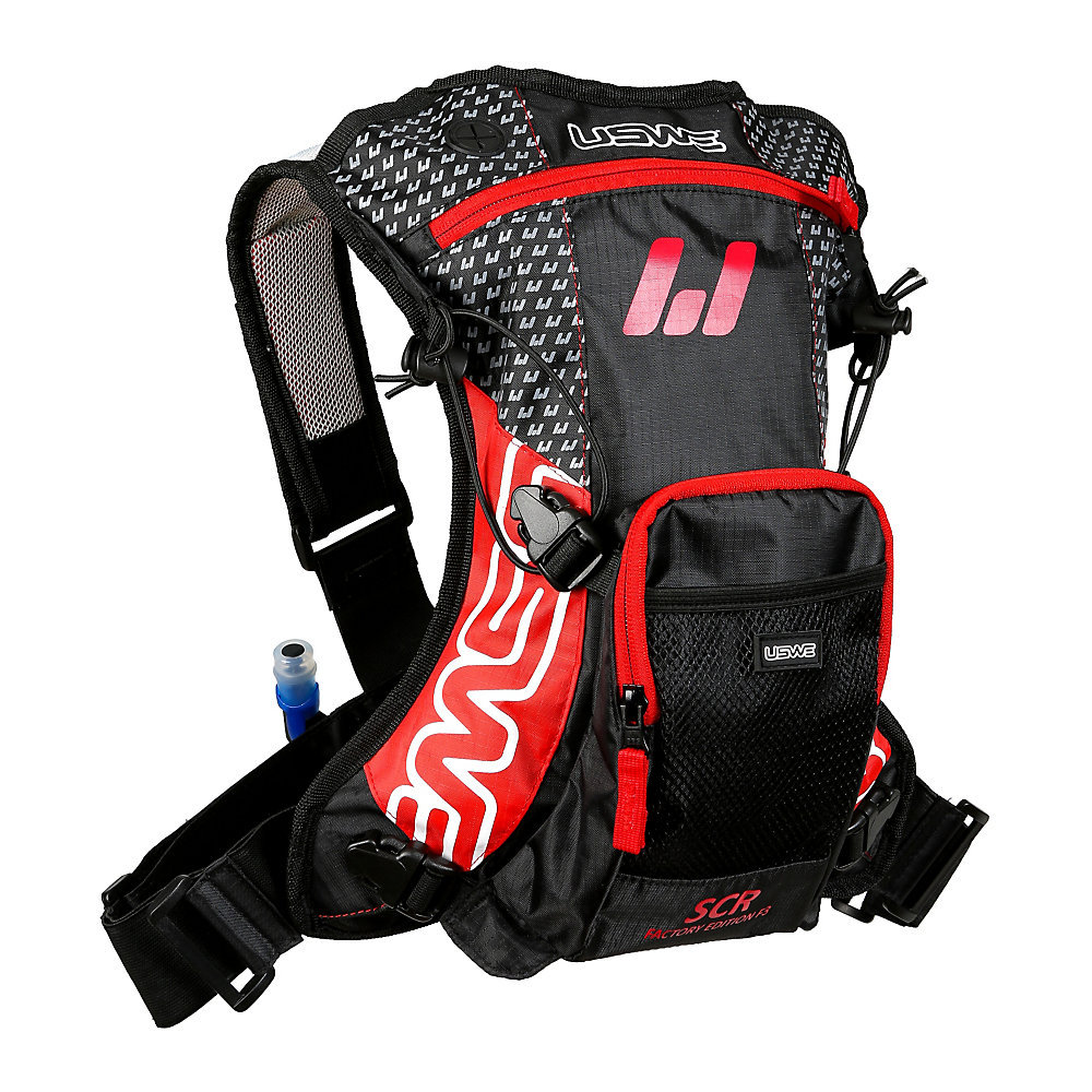 Uswe MX Gear F3 Pro Enduro 2L Black Red Bag Motocross Enduro Bike