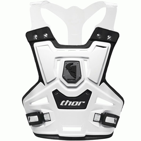 Thor Mx Sentinel Chest Protector Pro White Motocross Body Armor Roost
