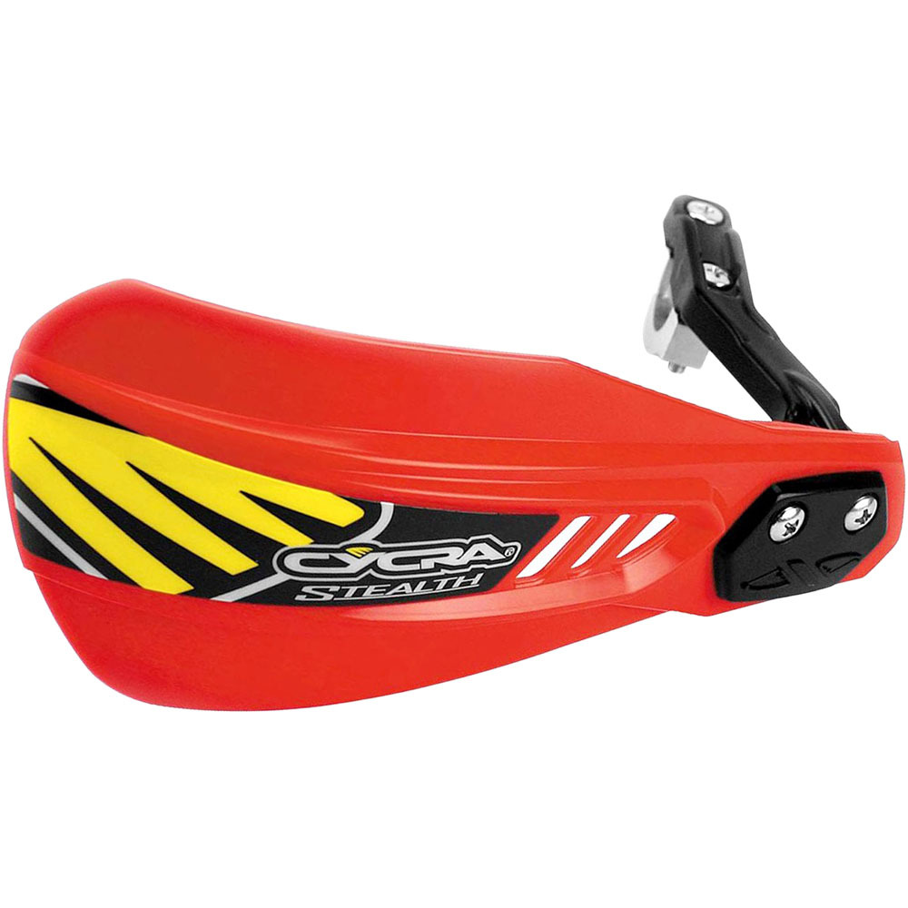 Cycra Mx Primal Stealth Red Handguards Motocross Dirt Bike Handshields