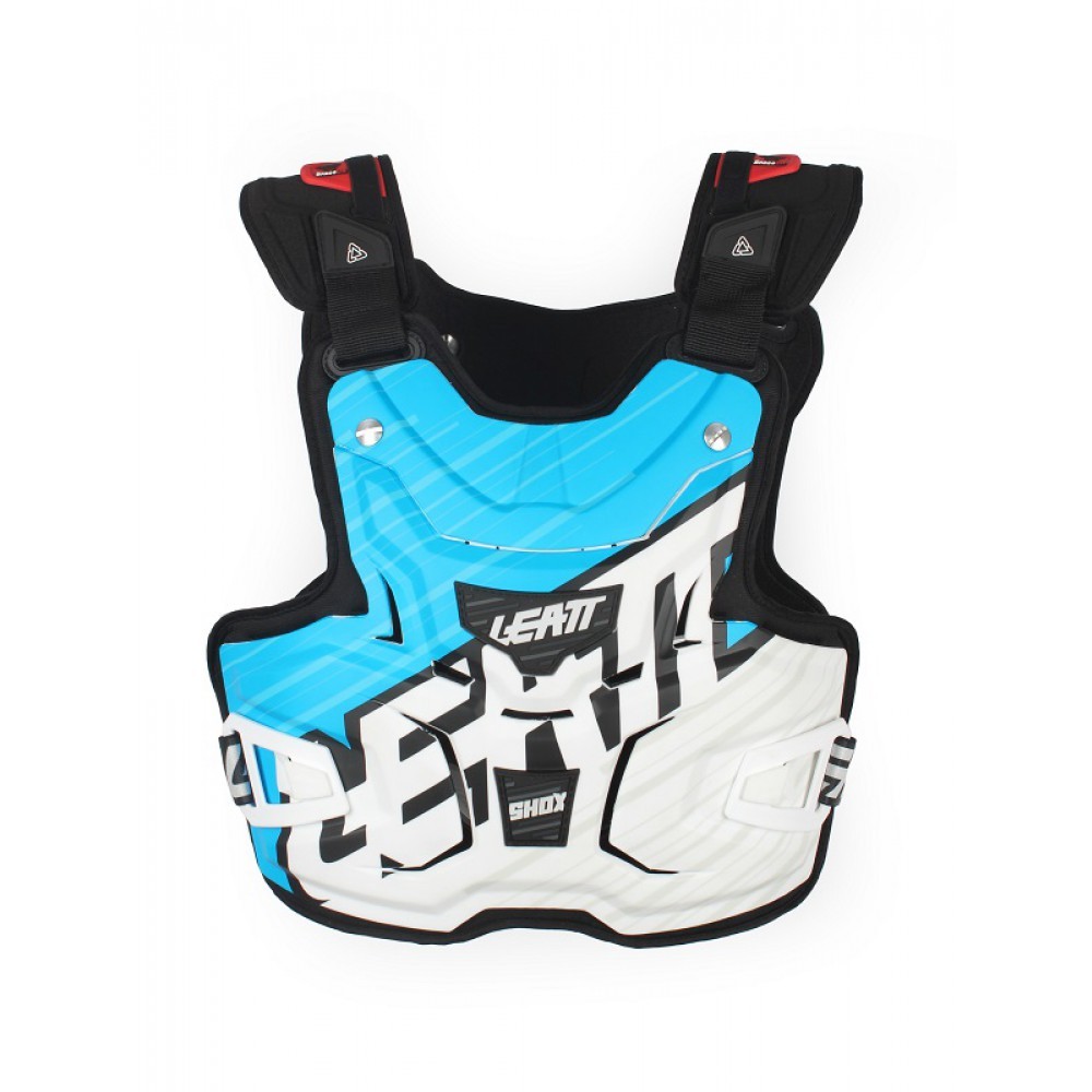 Leatt NEW MX Gear Body Armour Lite Shox Blue Motocross Dirt Bike Chest