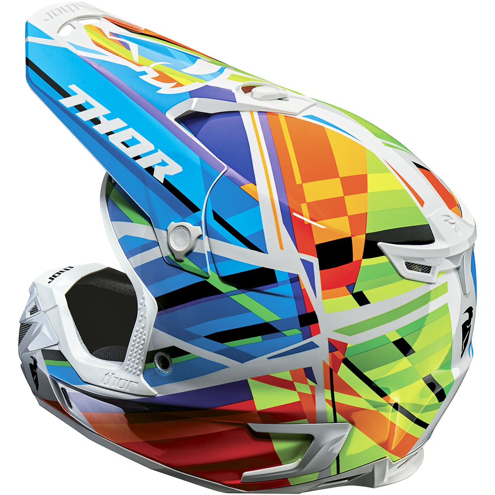 Thor NEW Mx 2017 Spring Verge Tracer Multi Motocross Dirt Bike Helmet