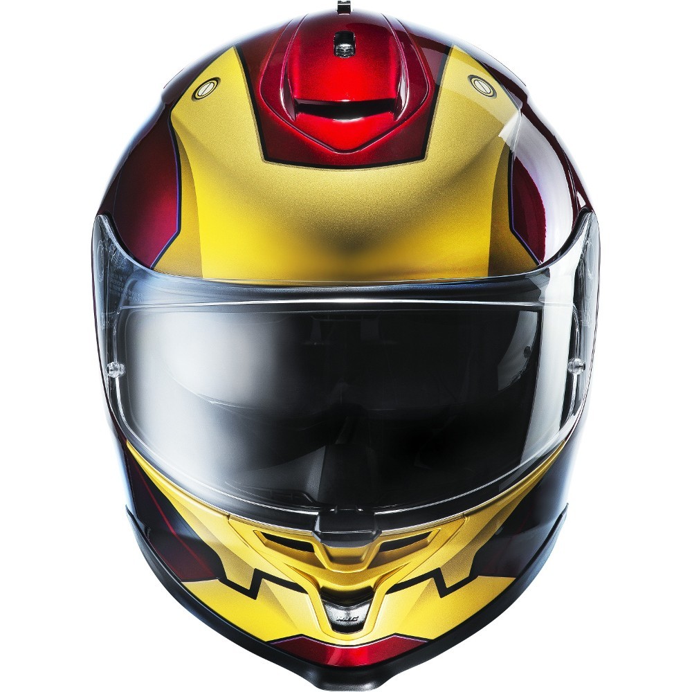 NEW HJC IS-17 Ironman Road Bike Lid Marvel Superhero Iron Man Motorcycle Helmet | eBay