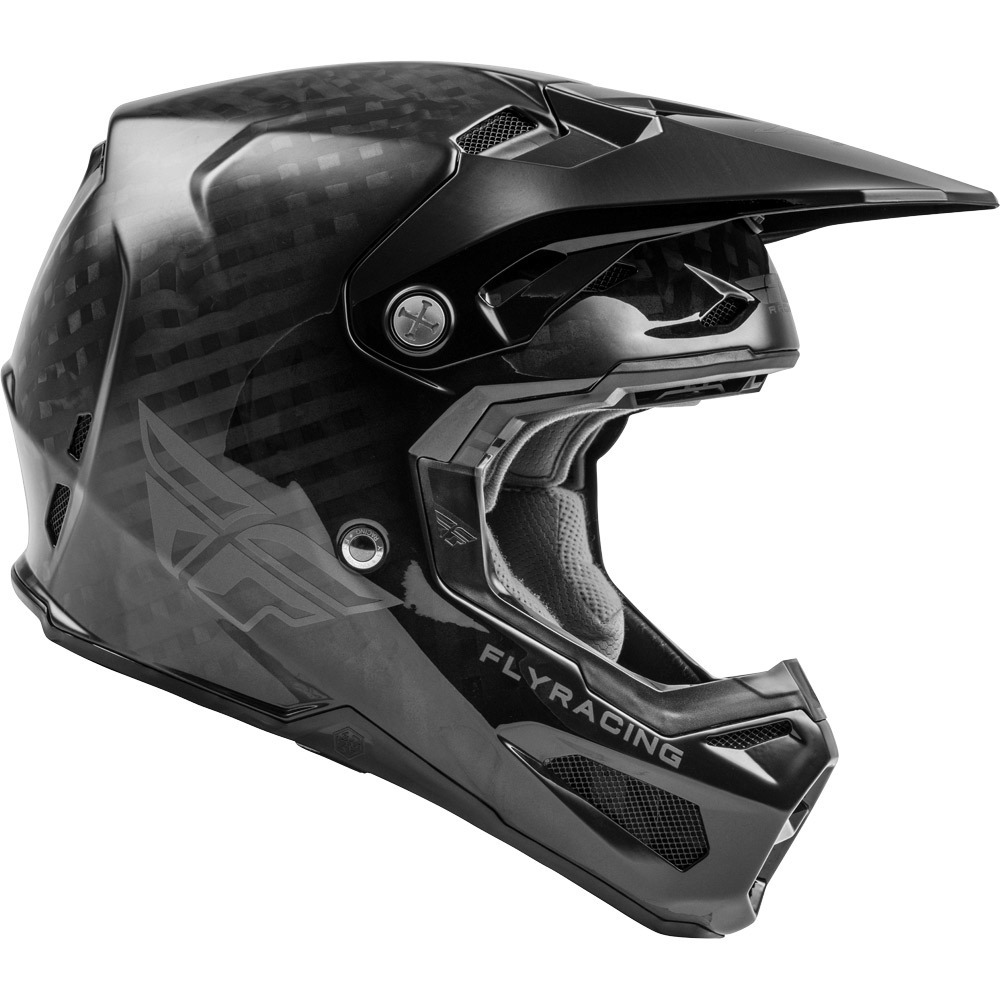 Fly Racing 2020 Formula Black Carbon Kids Helmet at MXstore