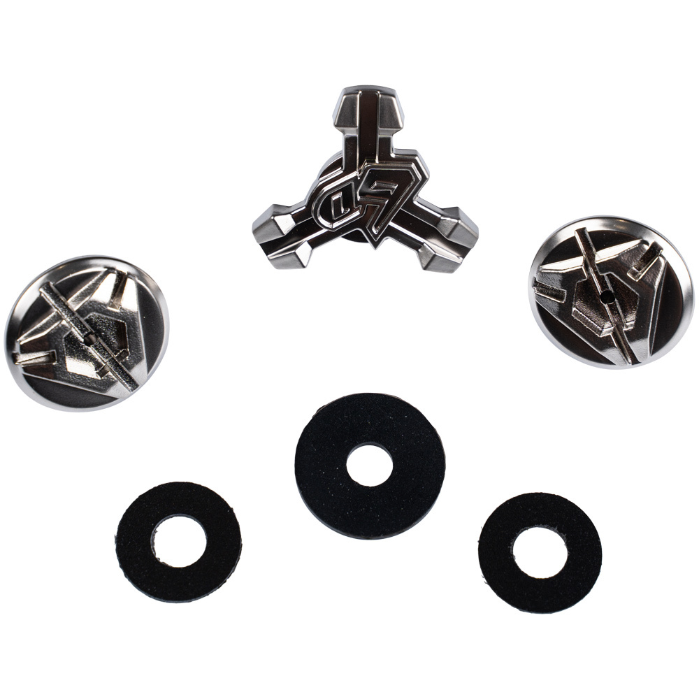 6D ATR 1 ATR 2 Chrome Helmet Visor Screws at MXstore