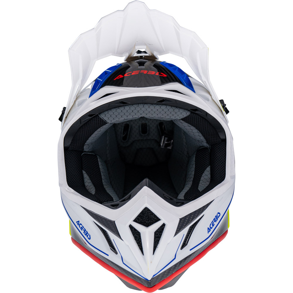 Acerbis Steel White/Black Carbon Helmet1