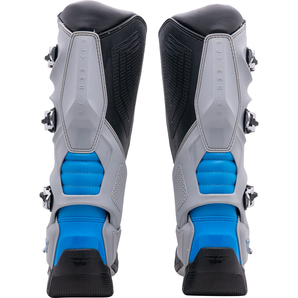 Fly Racing 2026 FR5 Grey/Blue Boots at MXstore