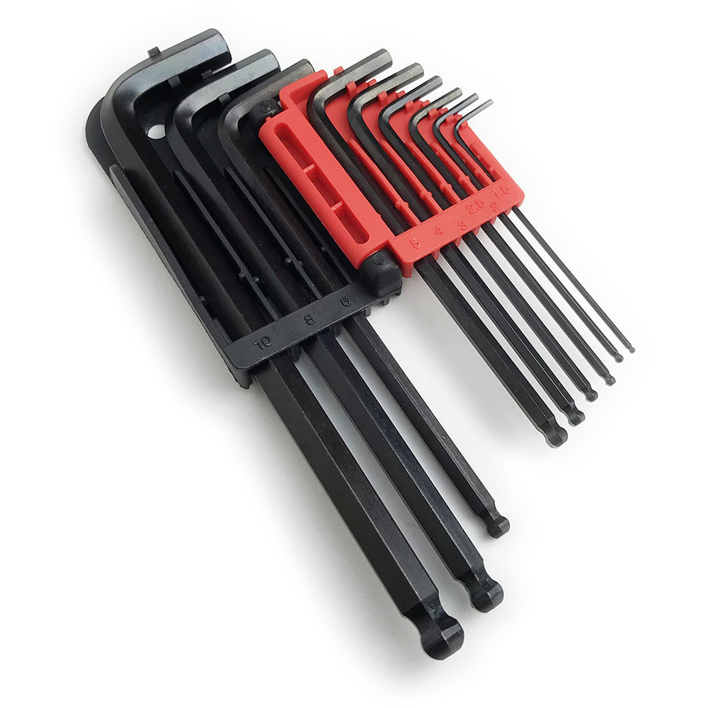 Ballards Black Allen Key Ball Tip 9pc Set at MXstore