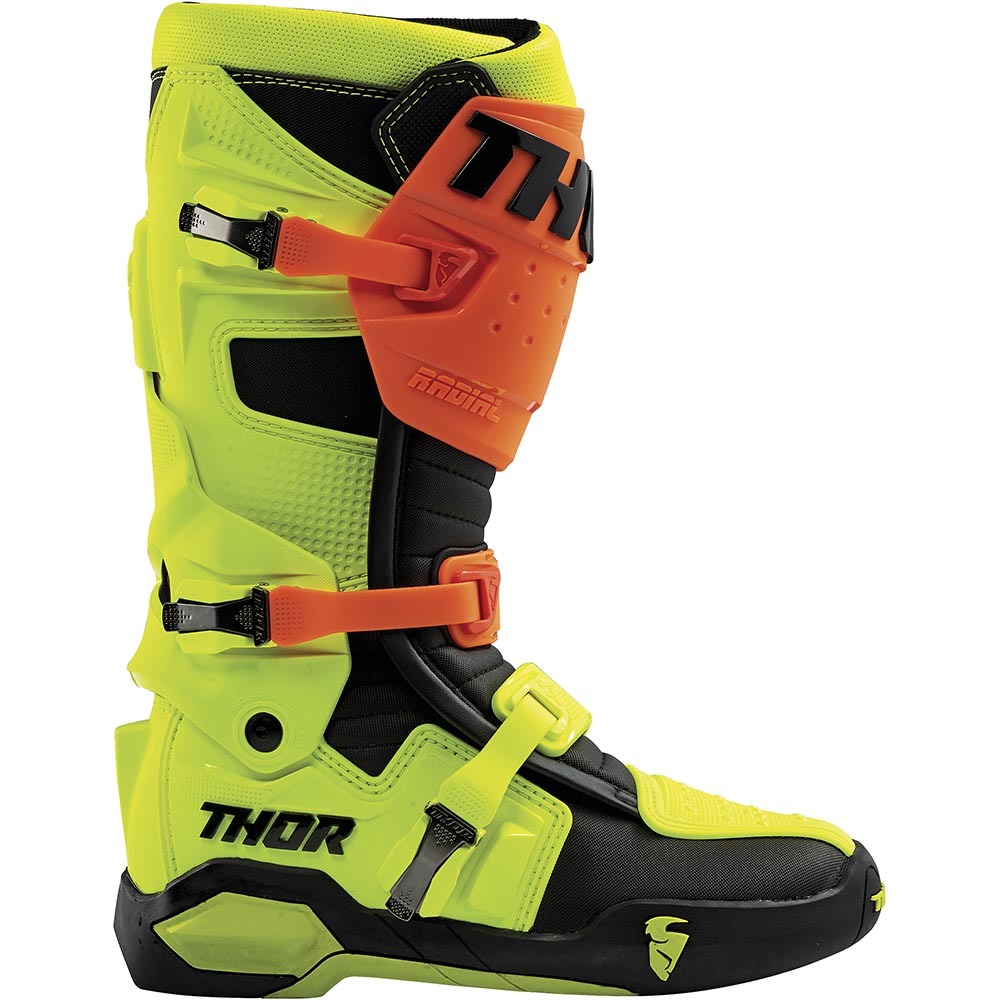 Thor 2020 Radial FLO Orange/Yellow Boots at MXstore