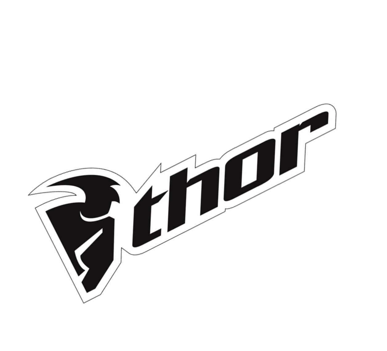 Thor NEW Mx Black White 36" Car Van Trailer Motocross ...