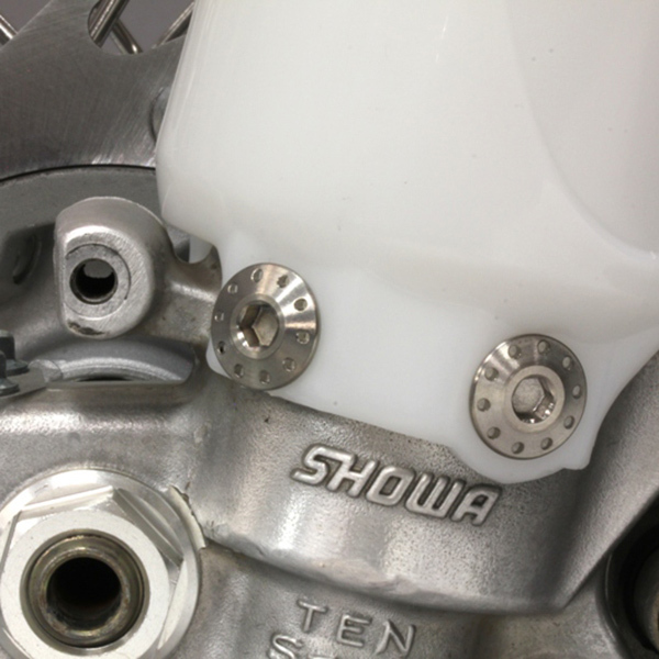 Works Connection Honda CR/CRF Titanium Fork Guard Bolt Kit at MXstore