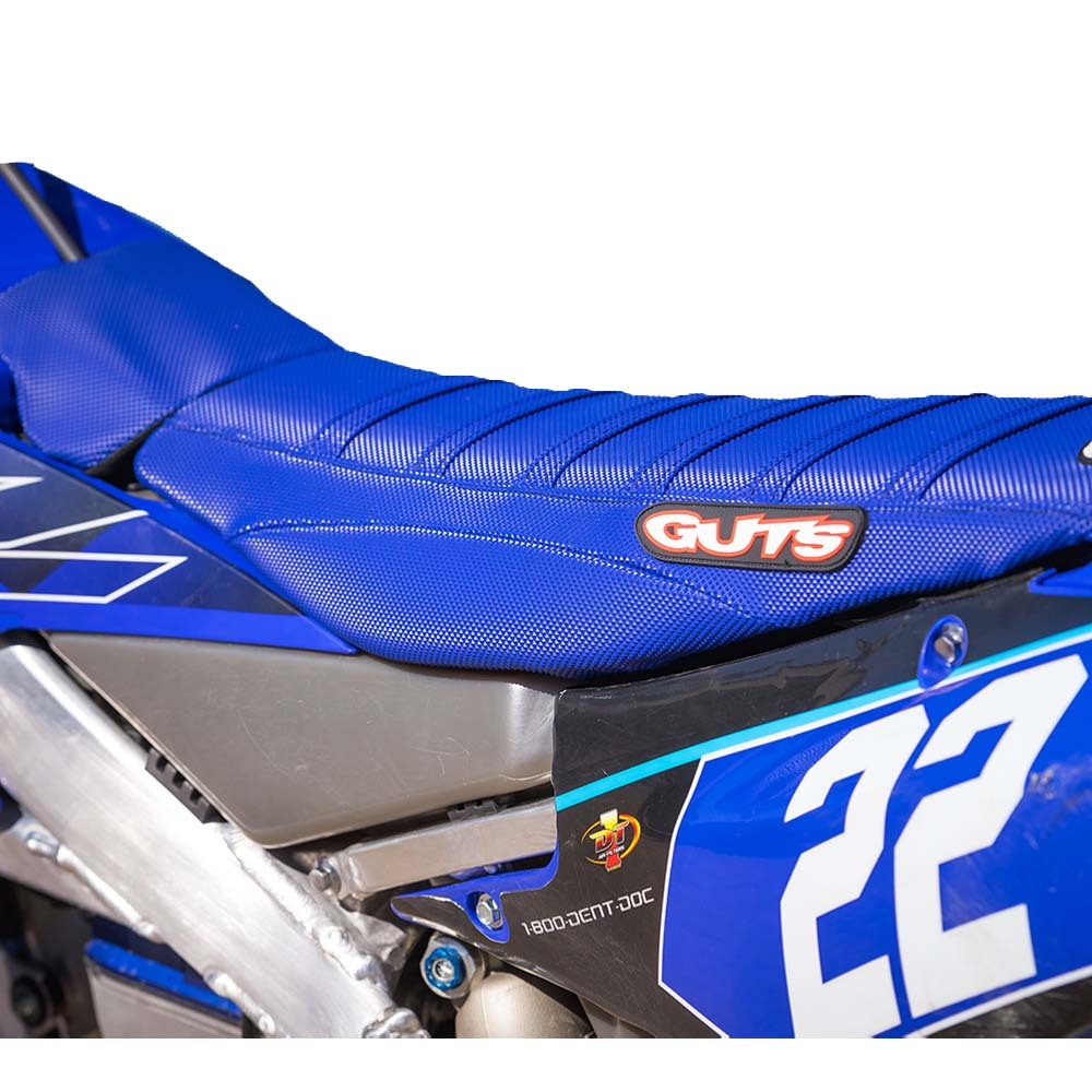 Guts Racing Yamaha YZ250F 2024 YZ450F 23 24 Gripper Ribbed Blue