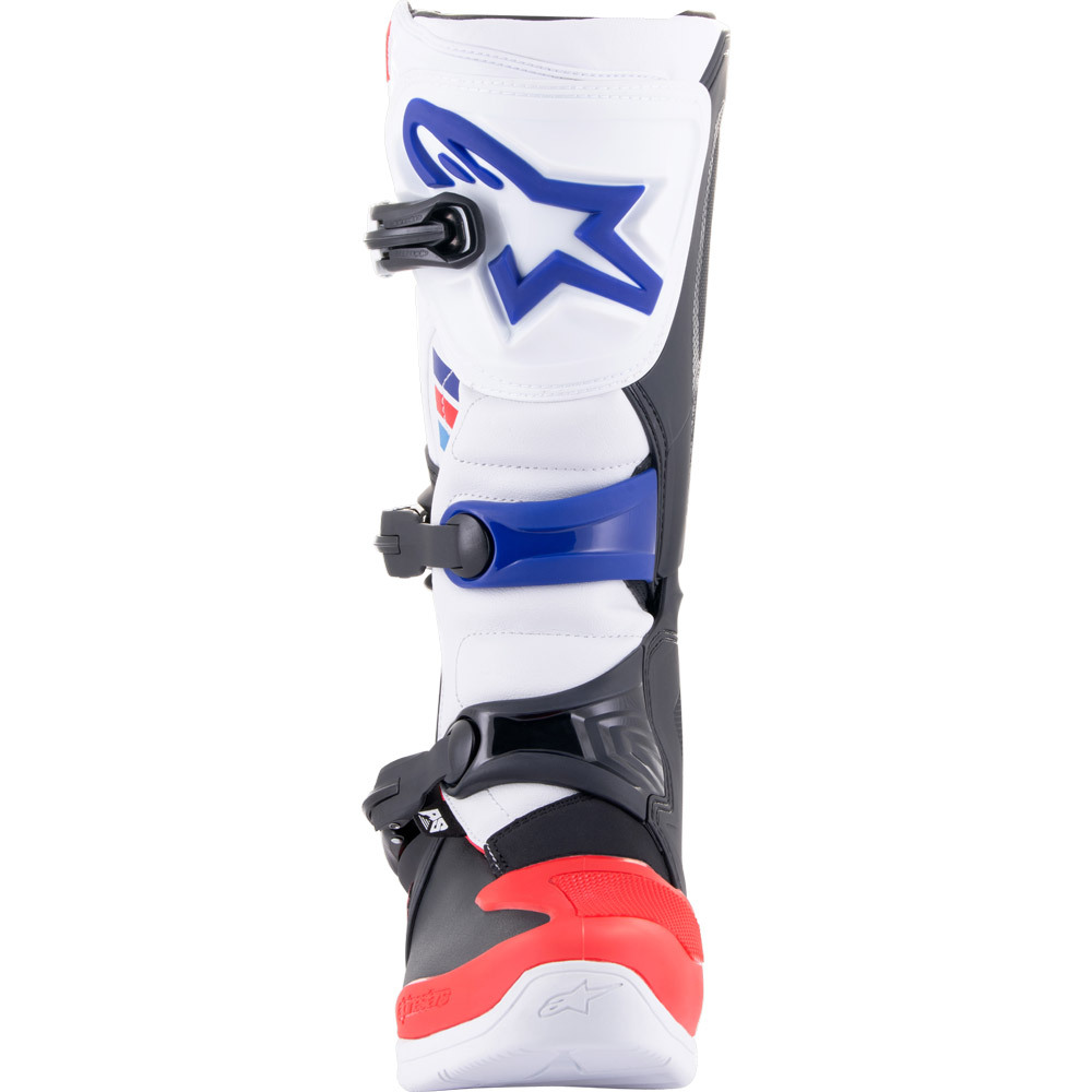 Alpinestars 2024 Tech 3 White Dark Blue Red Boots at MXstore