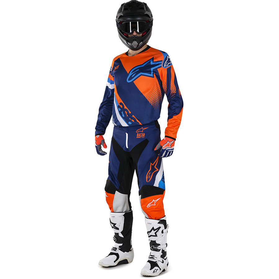 Download Alpinestars NEW Mx 2018 Racer Supermatic Navy Orange ...