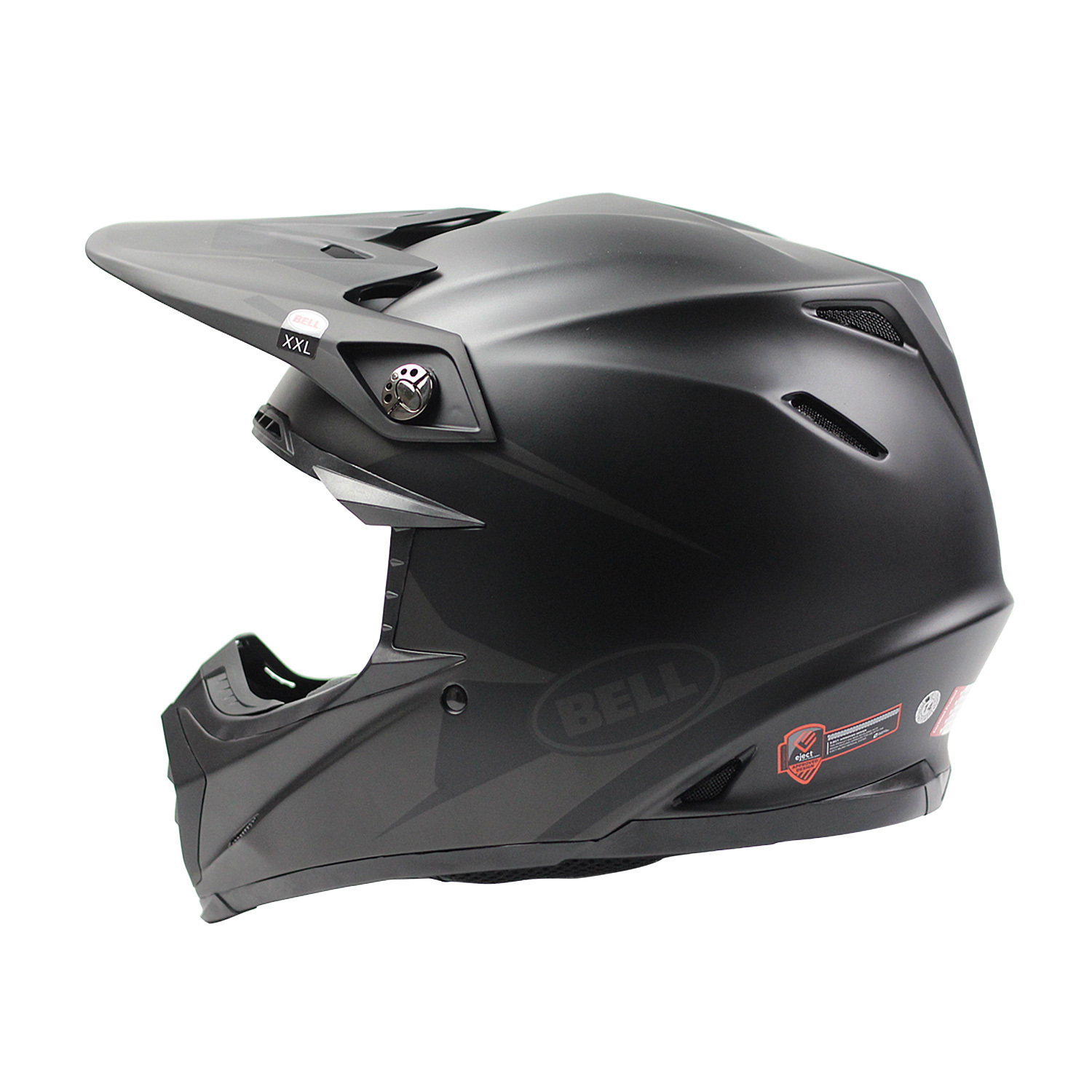 Bell Helmets NEW 2017 Mx Moto9 Intake Dirt Bike Matte Black Motocross