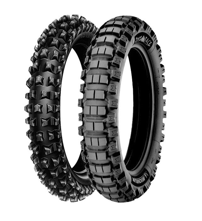 Michelin Desert Race 90/9021 Front 140/8018 Rear DOT Tyre/Tube Combo