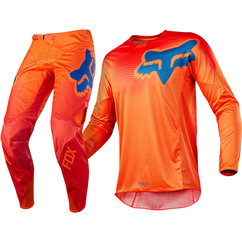 NEW Fox Racing 2018 Mx 360 Viza Jersey Pants Dirt Bike Orange Motocross ...