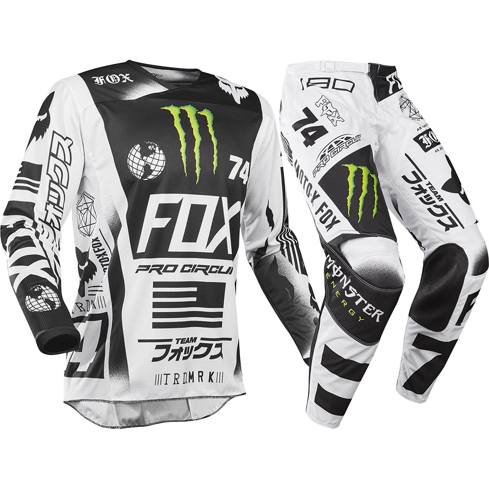 NEW Fox Racing 2017 Mx 180 Pro Circuit LE Monster Energy Motocross Gear Set