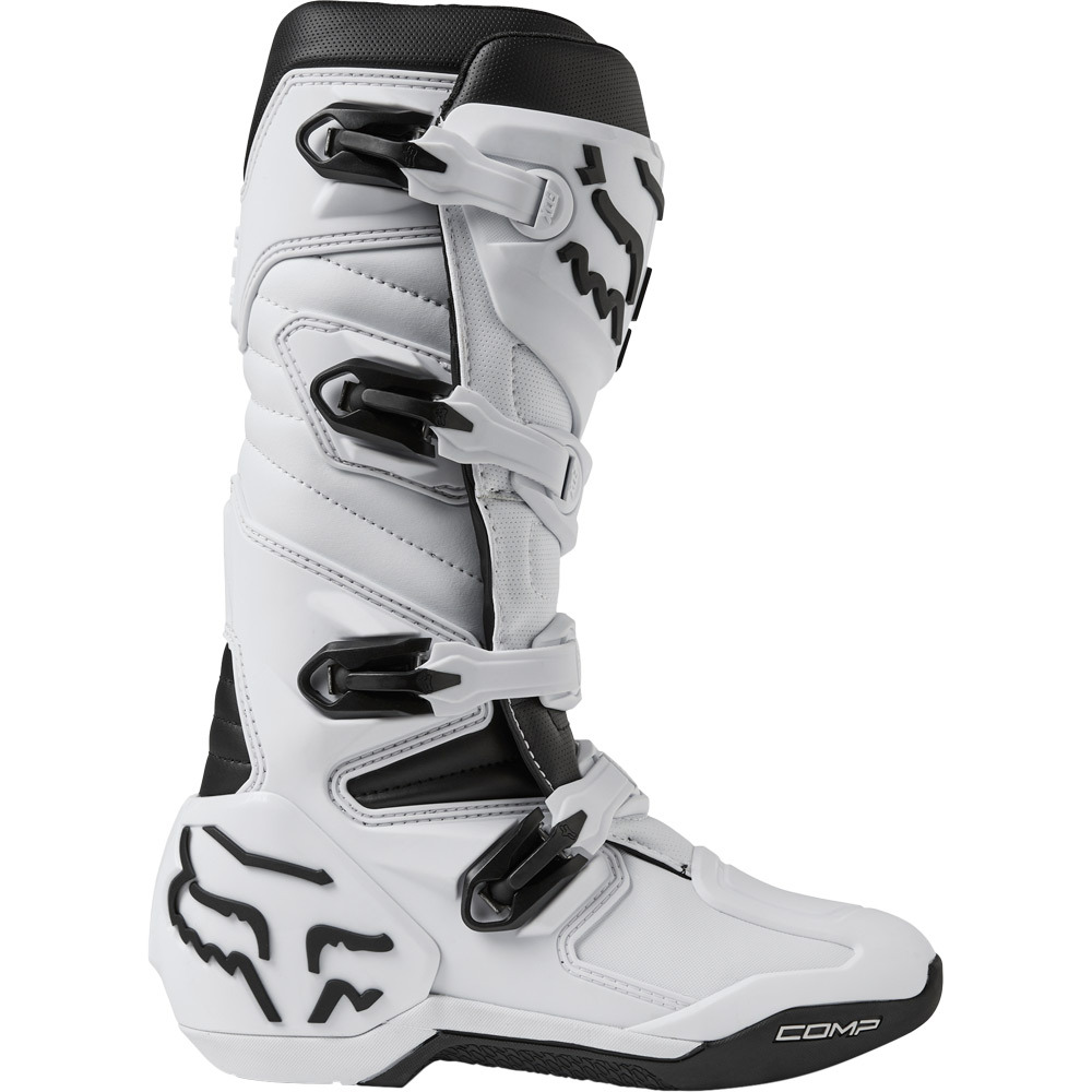 black and white dirt bike boots