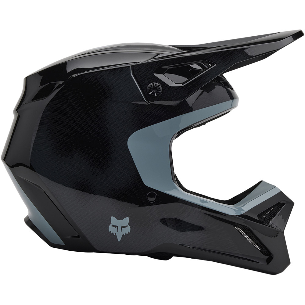 Fox V1 Helmet Logo Transparent Fox 2025 V1 Taunt Black Helmet At