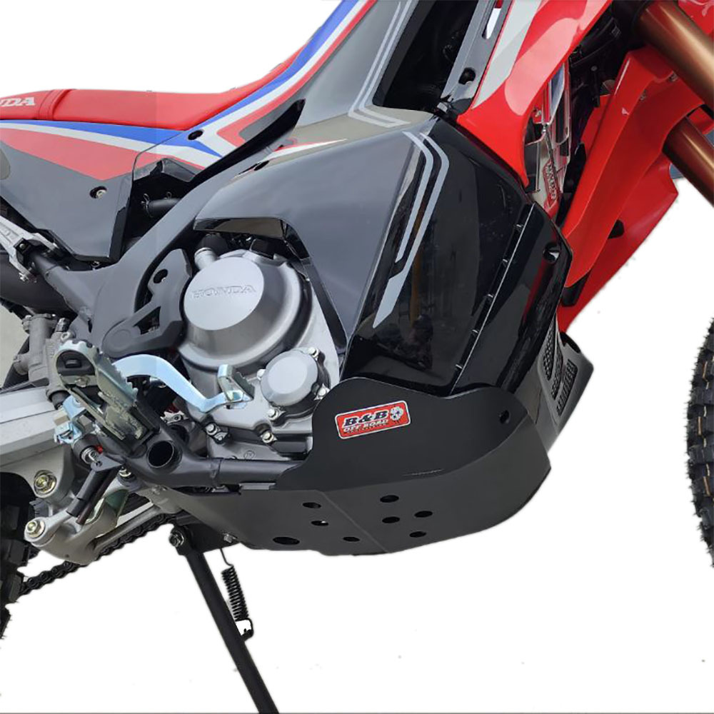 B&B Offroad Honda CRF300 Rally 21-25 Black Bash Plate at MXstore