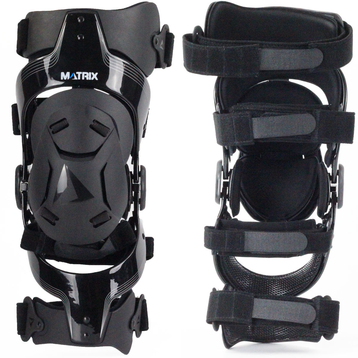Matrix NEW Mx PRO Carbon Kneebrace Pair Black Dirt Bike Motocross Knee Brace Set eBay