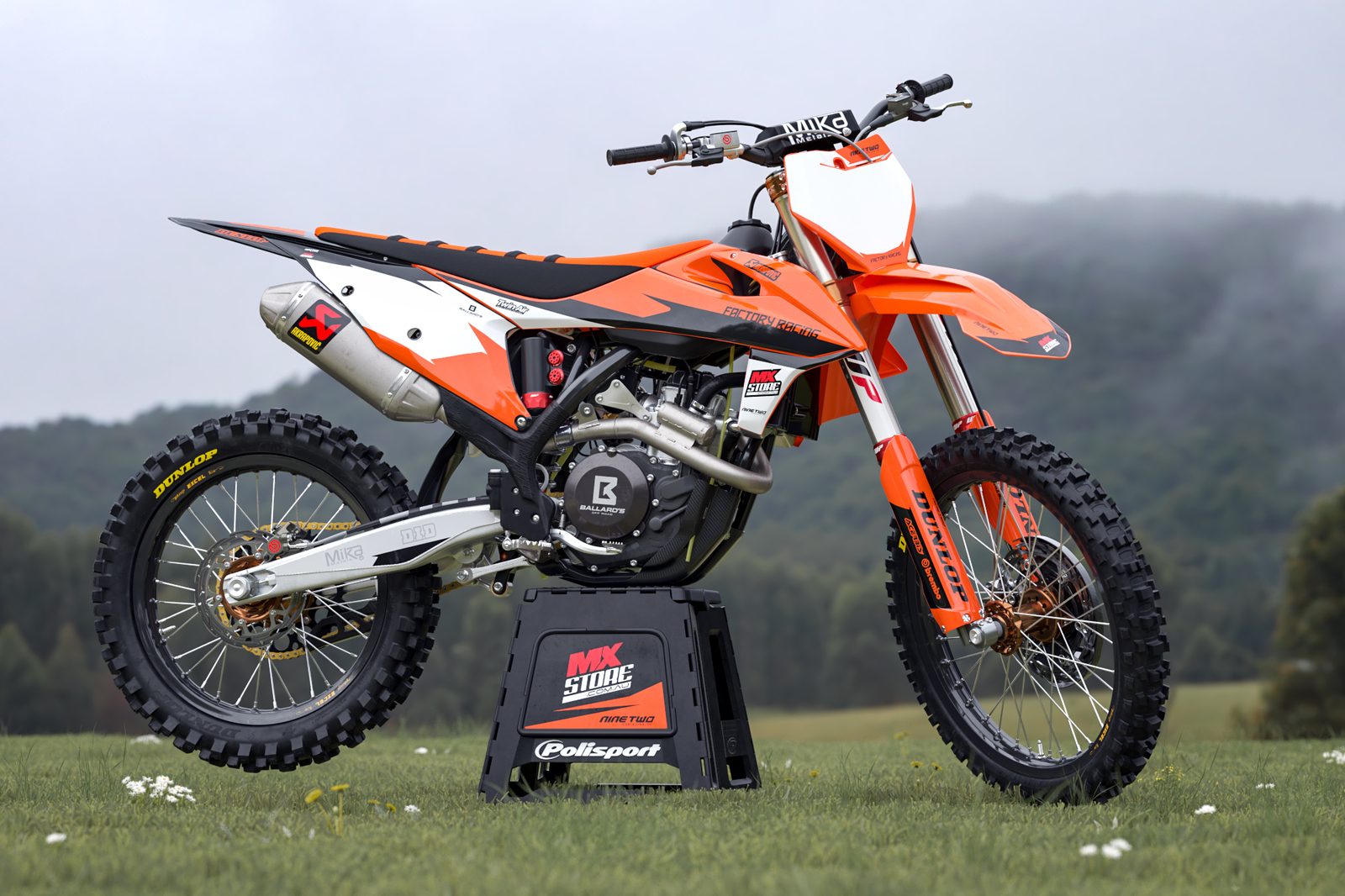 Ninetwo Decals KTM 125-500EXC/EXC-F 20-21 Black Orange w/ White 