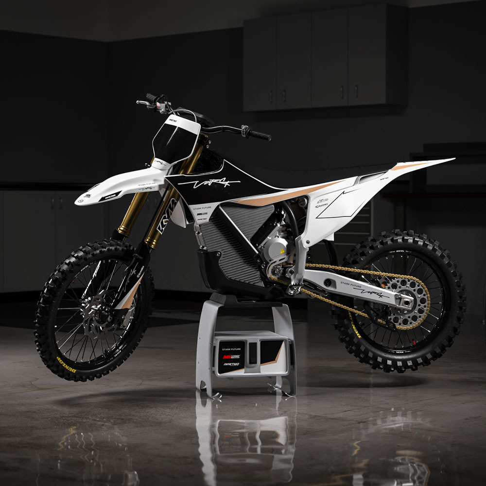 Ninetwo Decals x MXstore Stark Varg White w/ White BGS Graphics