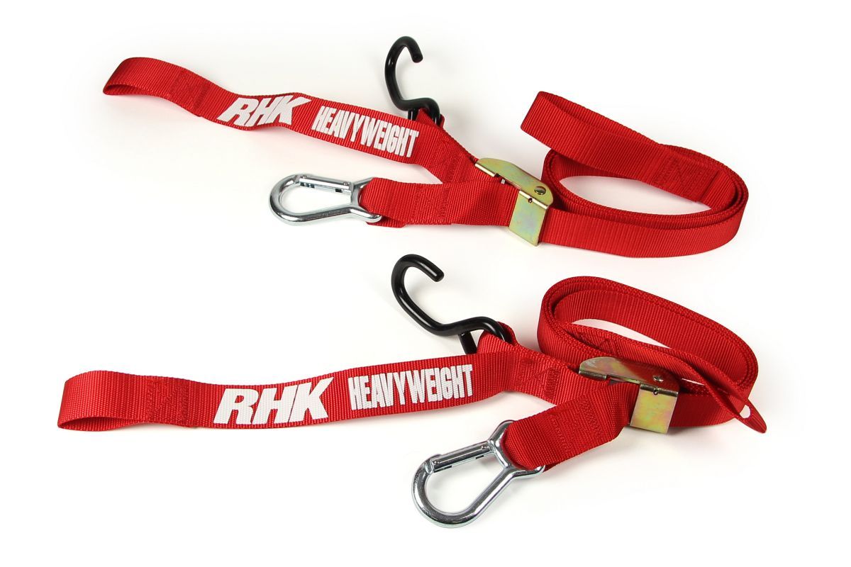 RHK NEW Mx Heavyweight Red Ultra Wide 1.5" Straps Motocross Dirt Bike