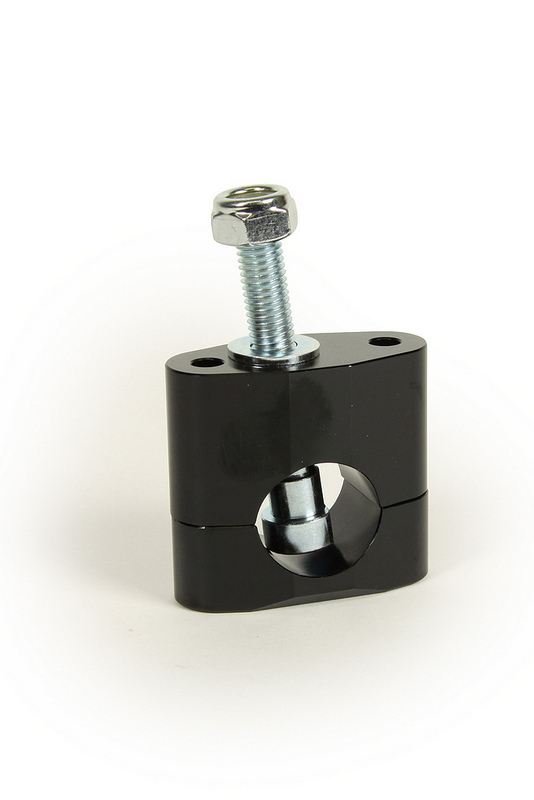 RHK 10mm Bolt Black Tapered Handlebar Mounts/Risers at MXstore