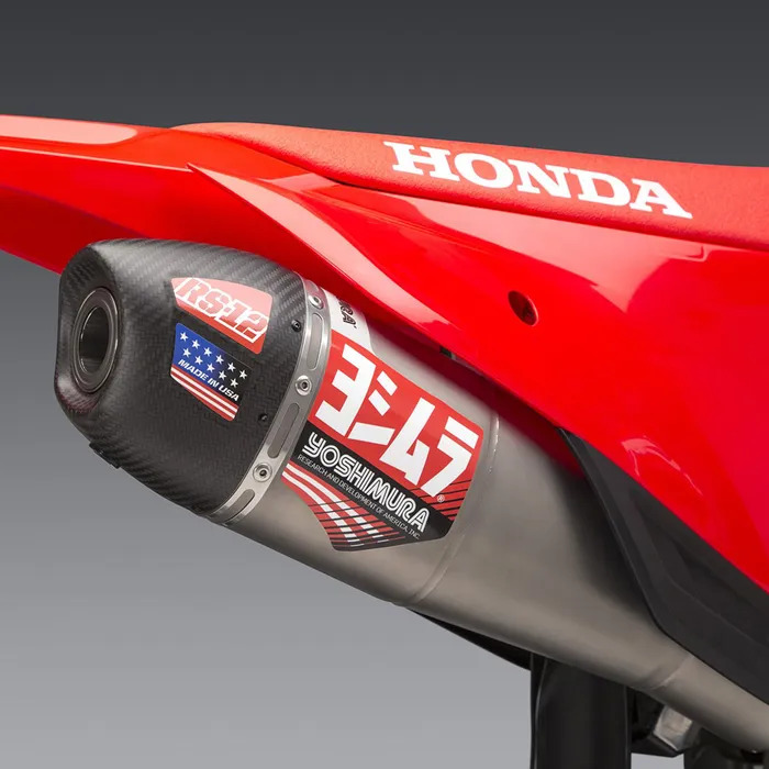 Yoshimura Honda CRF450R 21-24 RS-12 Stainless Slip-on Muffler with