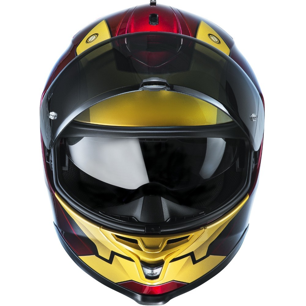 NEW HJC IS-17 Ironman Road Bike Lid Marvel Superhero Iron Man Motorcycle Helmet | eBay