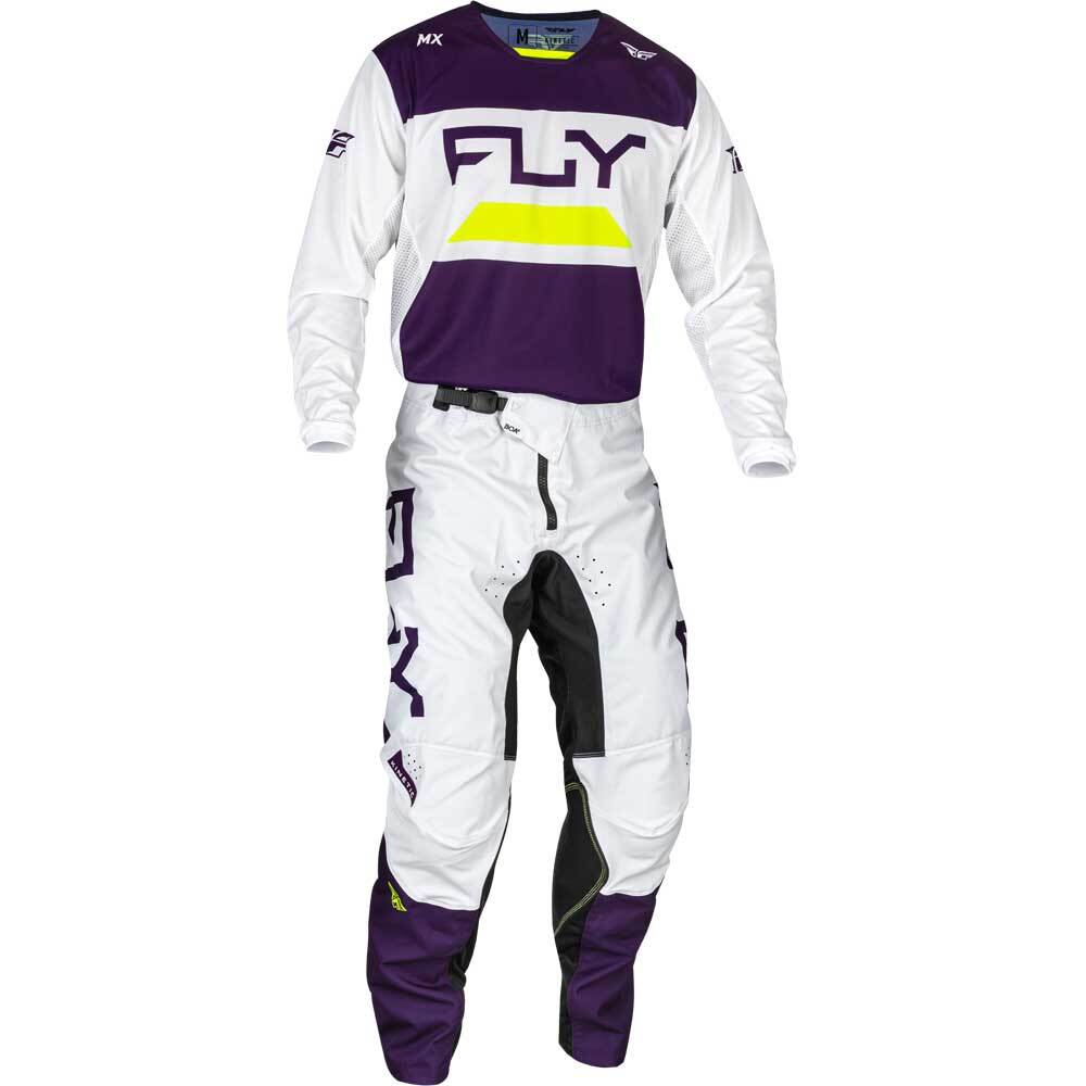Fly Racing 2024 Kinetic Reload Deep Purple/White Pants at MXstore - Main Image