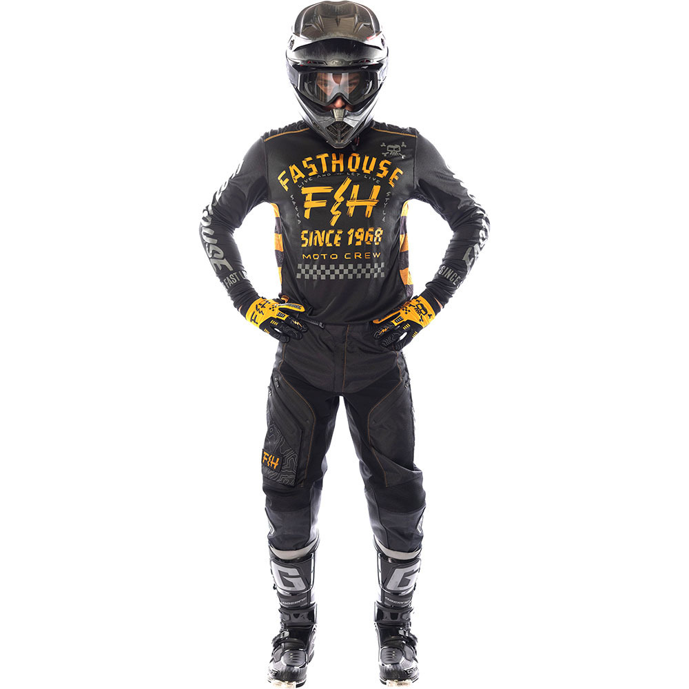Fasthouse 2023 Offroad Black Amber Jersey at MXstore
