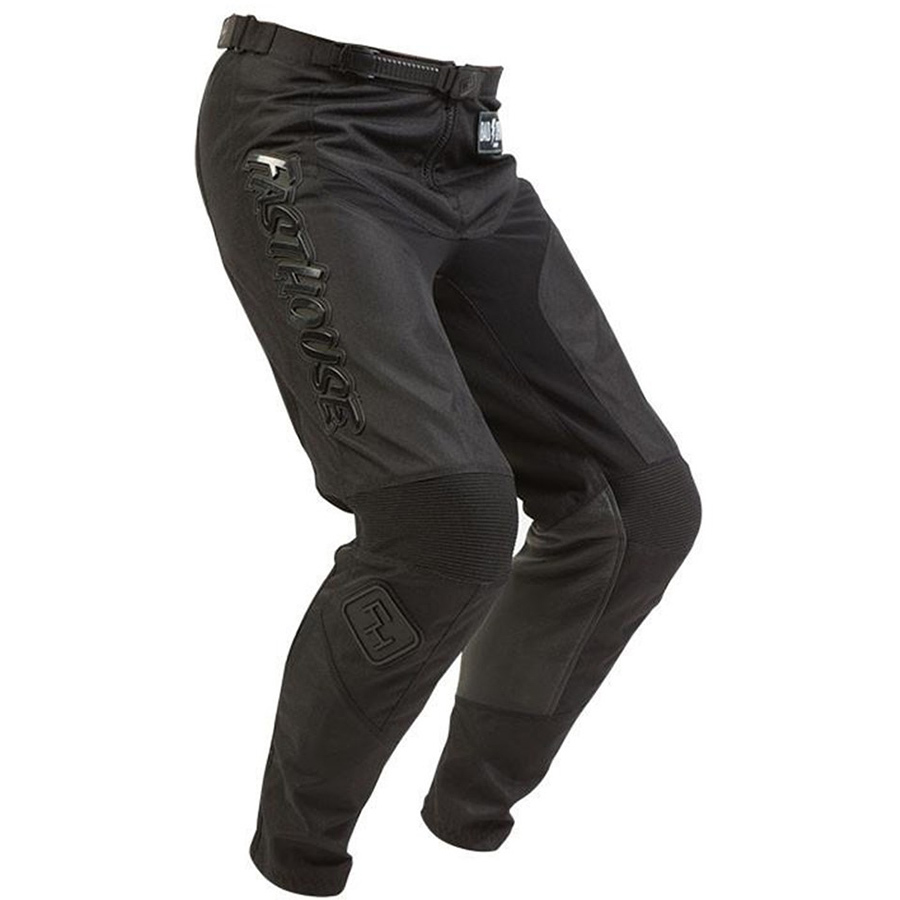 Fasthouse 2019 Grindhouse Solid Black Pants at MXstore