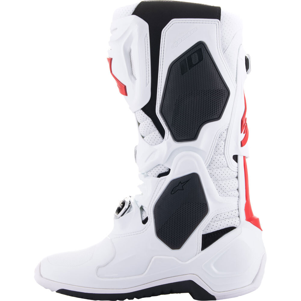 Alpinestars 2026 Tech 10 Supervented White/Bright Red Boots at MXstore