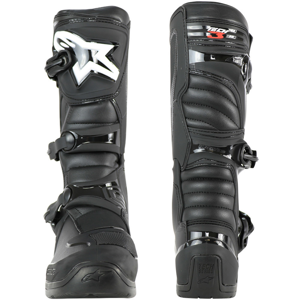 Alpinestars 2026 Tech 3 Enduro Black Boots at MXstore Alpinestars 2026 Tech 3 Enduro Black Boots at MXstore