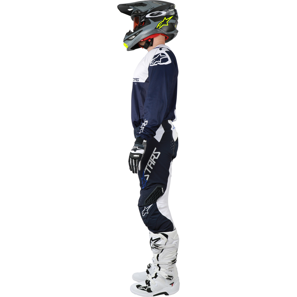 NEW Alpinestars 2019 MX Techstar Factory Navy White Adult Motocross Gear Set eBay
