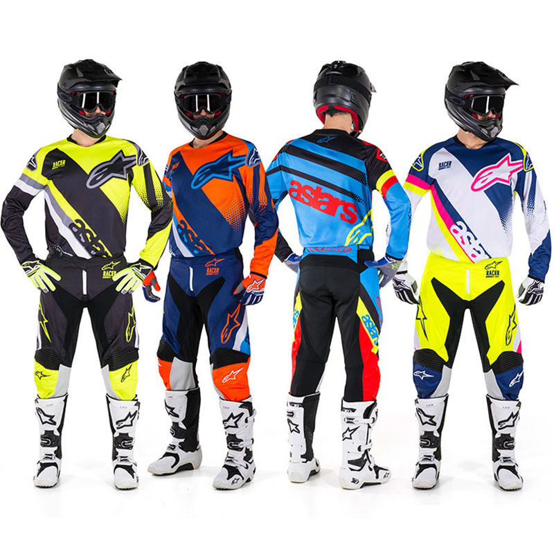 Alpinestars NEW Mx 2018 Racer Supermatic Black Fluro Adults Motocross