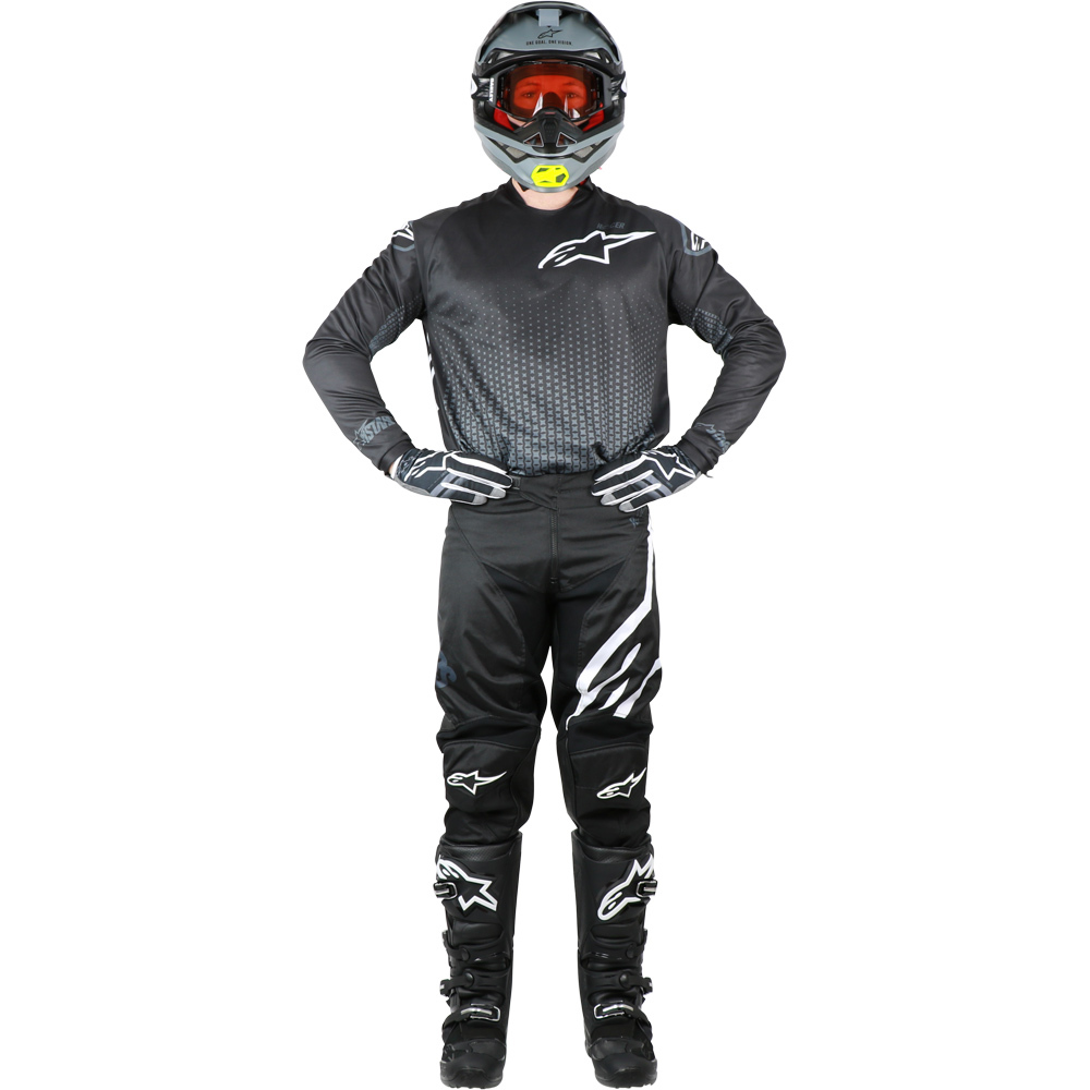 Download NEW Alpinestars 2019 MX Racer Graphite Black Jersey Pants ...