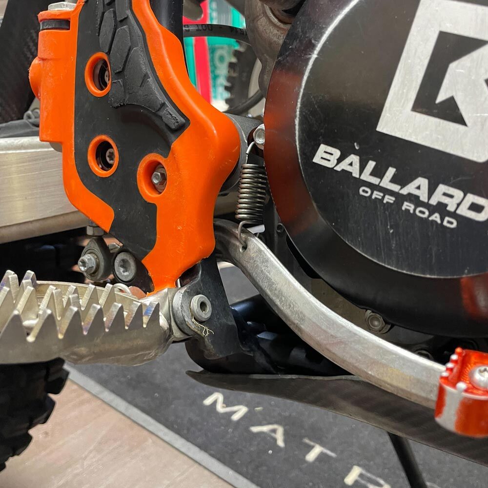 Ktm Rear Brake Spring Works Ballards KTM/Husqvarna/Gas Gas Replacement Rear Brake Pedal Spring ...