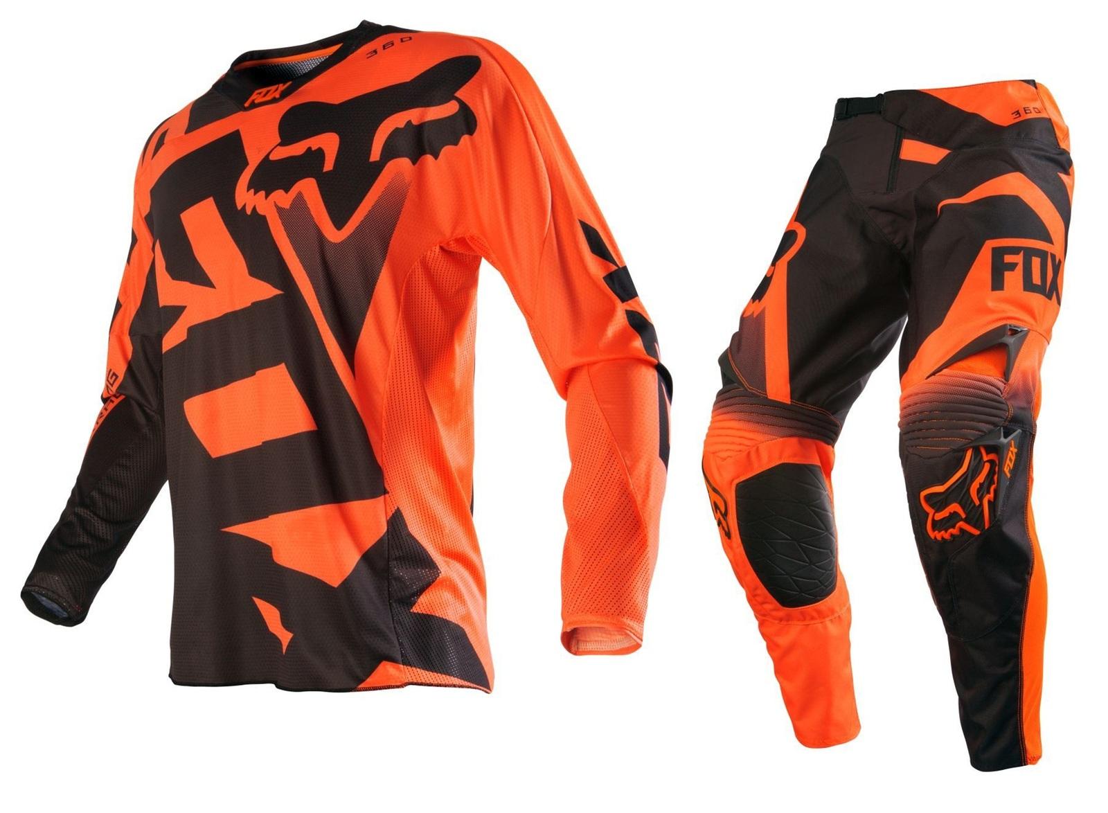 Fox Racing NEW 2016 Mx 360 Shiv Orange Black KTM Motocross Dirt Bike Gear Set  eBay