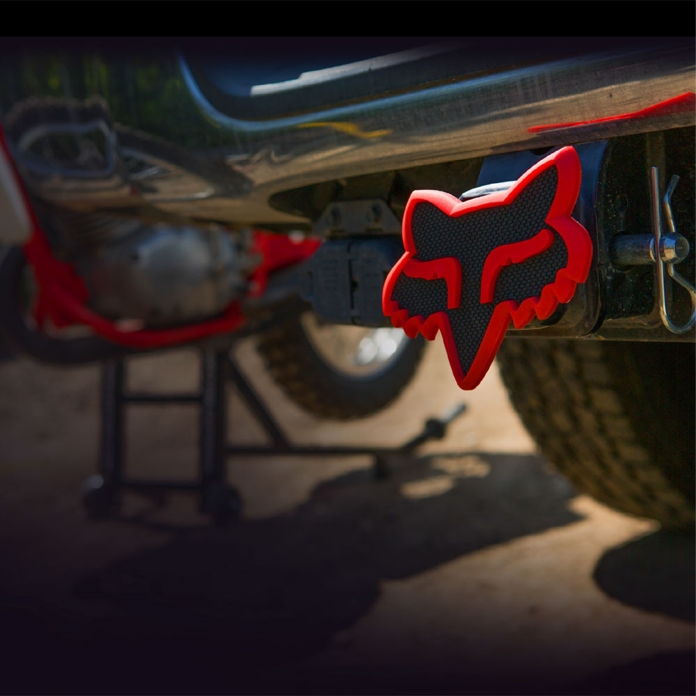 Fox Racing NEW Mx Car Towpoint Vehicle Black Red Foxhead Trailer Hitch