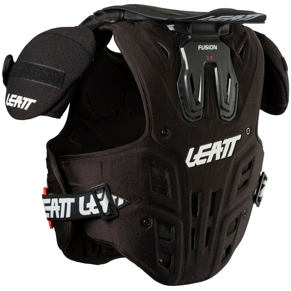 Leatt MX Fusion 2.0 Jr Black Kids Motocross Dirt Bike Armour Neck Brace