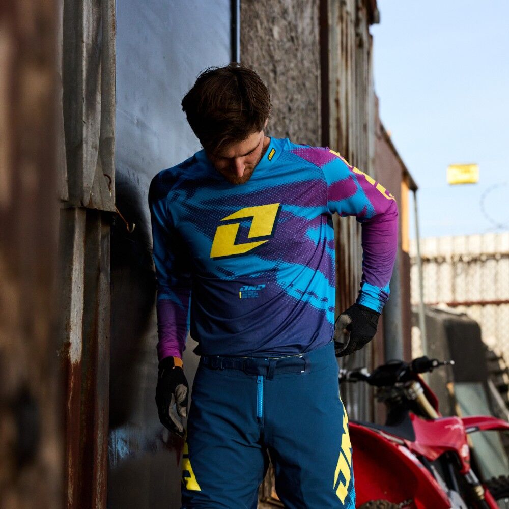 One Industries 2026 X297 Navy Tiger Gear Set at MXstore