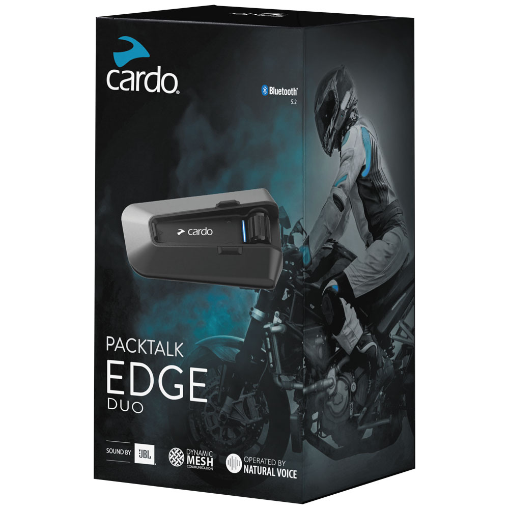 Cardo PackTalk Edge Duo Bluetooth Headset at MXstore