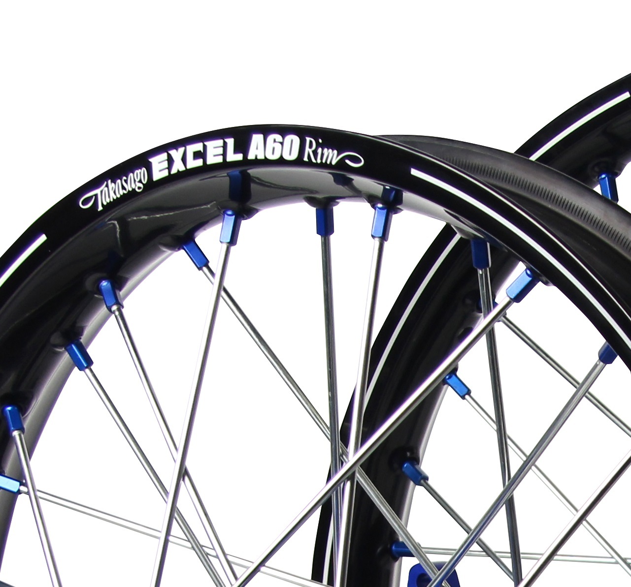 Excel Yamaha YZ 0817 YZF 0813 Black/Blue A60 Wheel Set at MXstore