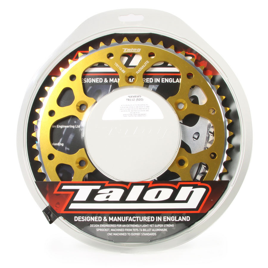 Talon Honda CR/CRF Gold Alloy Rear Sprocket 51 Tooth at MXstore