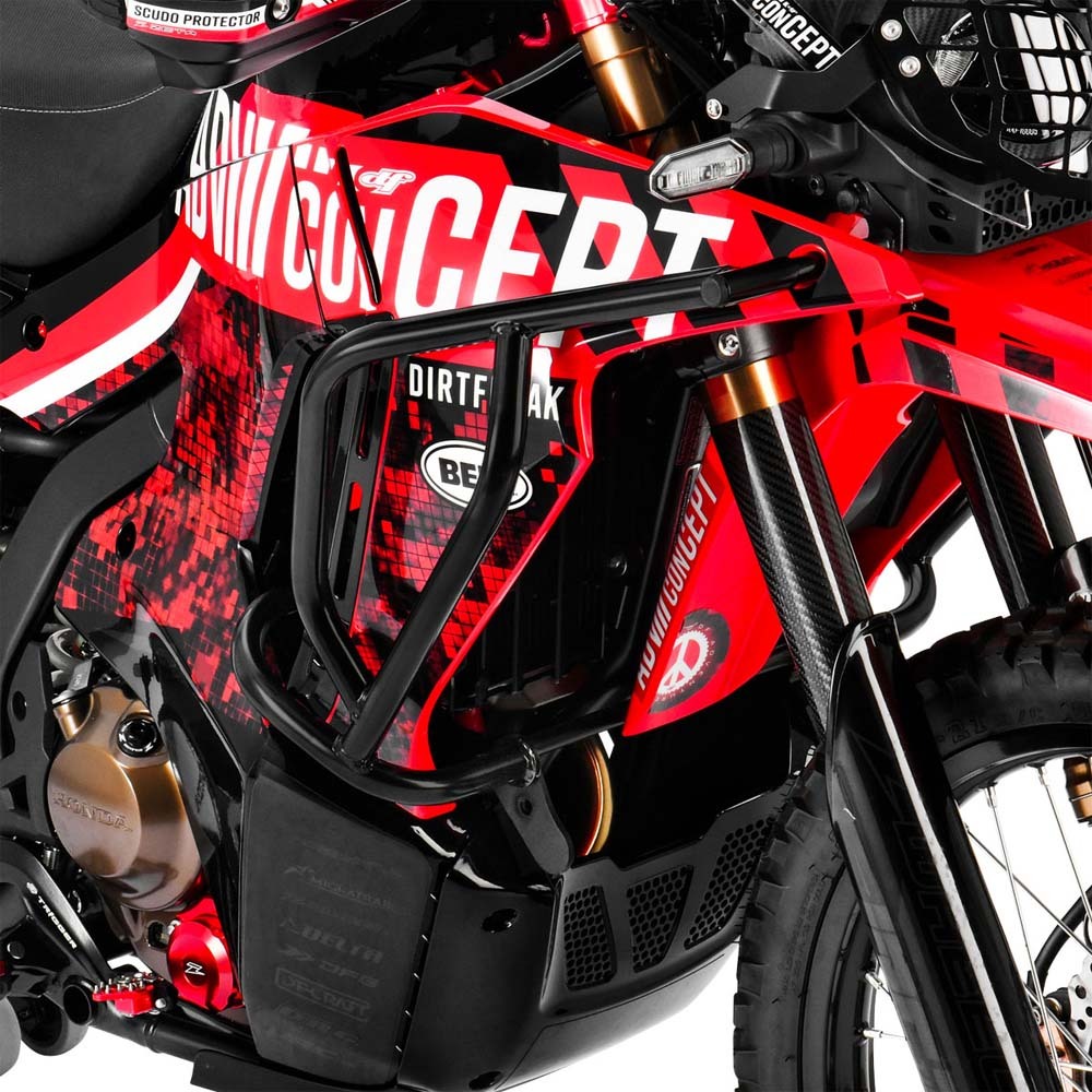 Zeta Honda CRF300 Rally 21-25 Black Upper Crash Bars | Buy Online