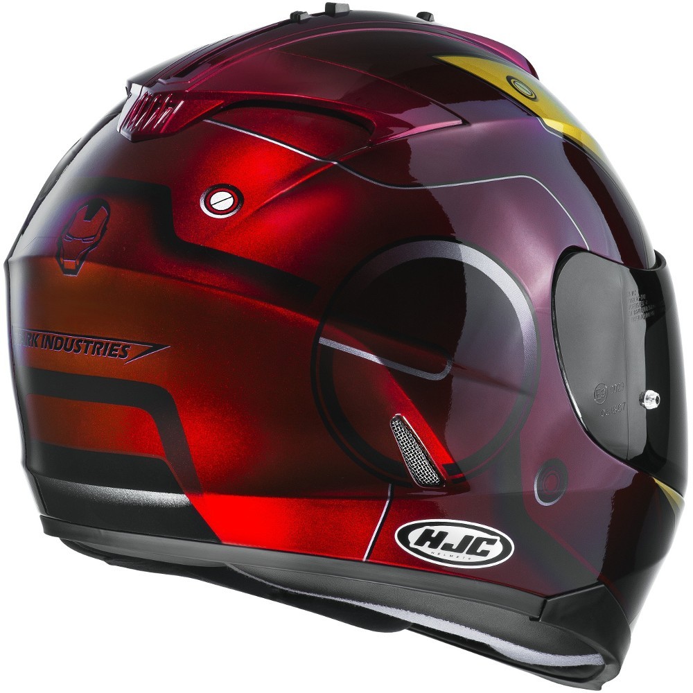 NEW HJC IS-17 Ironman Road Bike Lid Marvel Superhero Iron Man Motorcycle Helmet | eBay